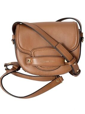 Michael Kors Cary Saddle Small Crossbody in Acorn